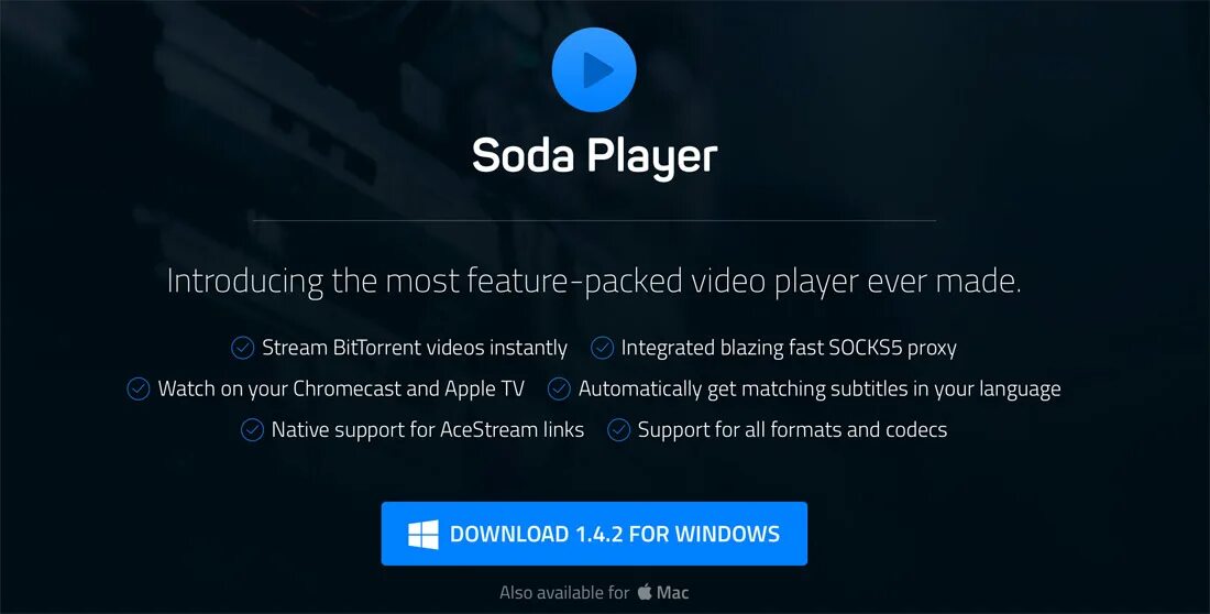 Soda player mac. Soda player. acestream на apple. soda player how to airplay.