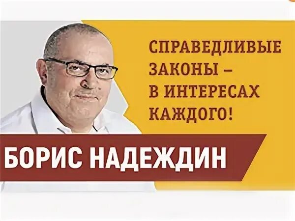 Предвыборная программа надеждина