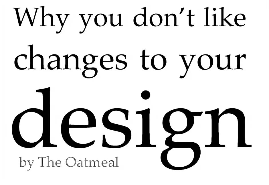 Changes you would like to. Changes you would like to