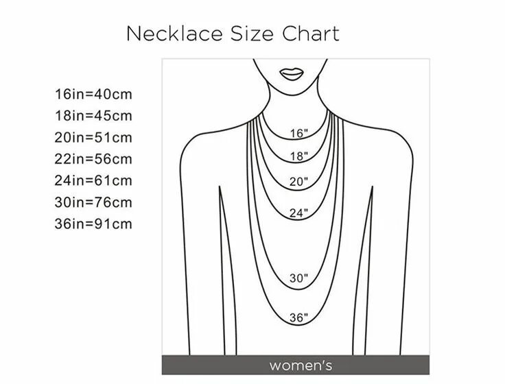 Размеры цепочек для женщин. Размеры цепочек. Размер бус на шею. Размеры шейных украшений. Цепочка 45 см на шее.