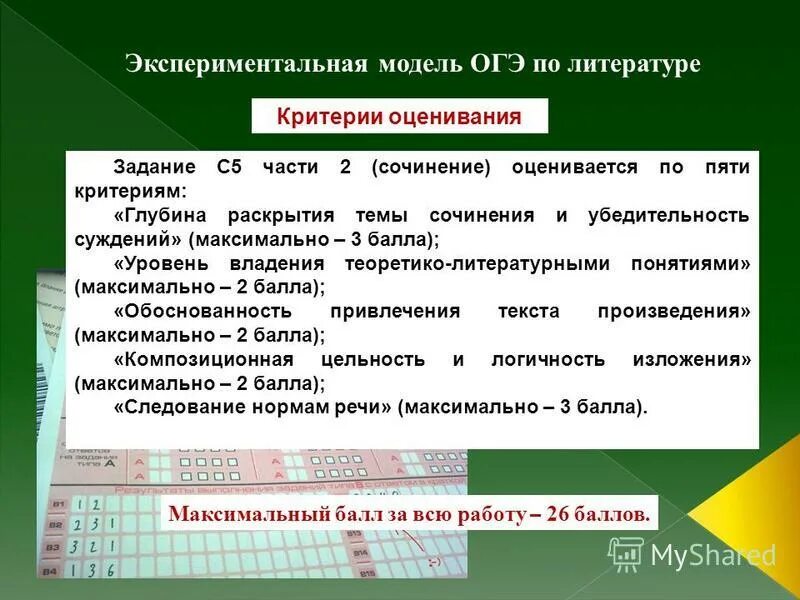 Сочинение огэ литература план