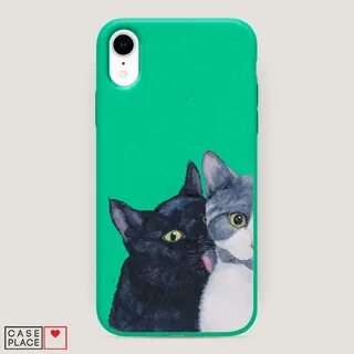 Телефон с чехлом кота
