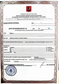Срок порубочного билета