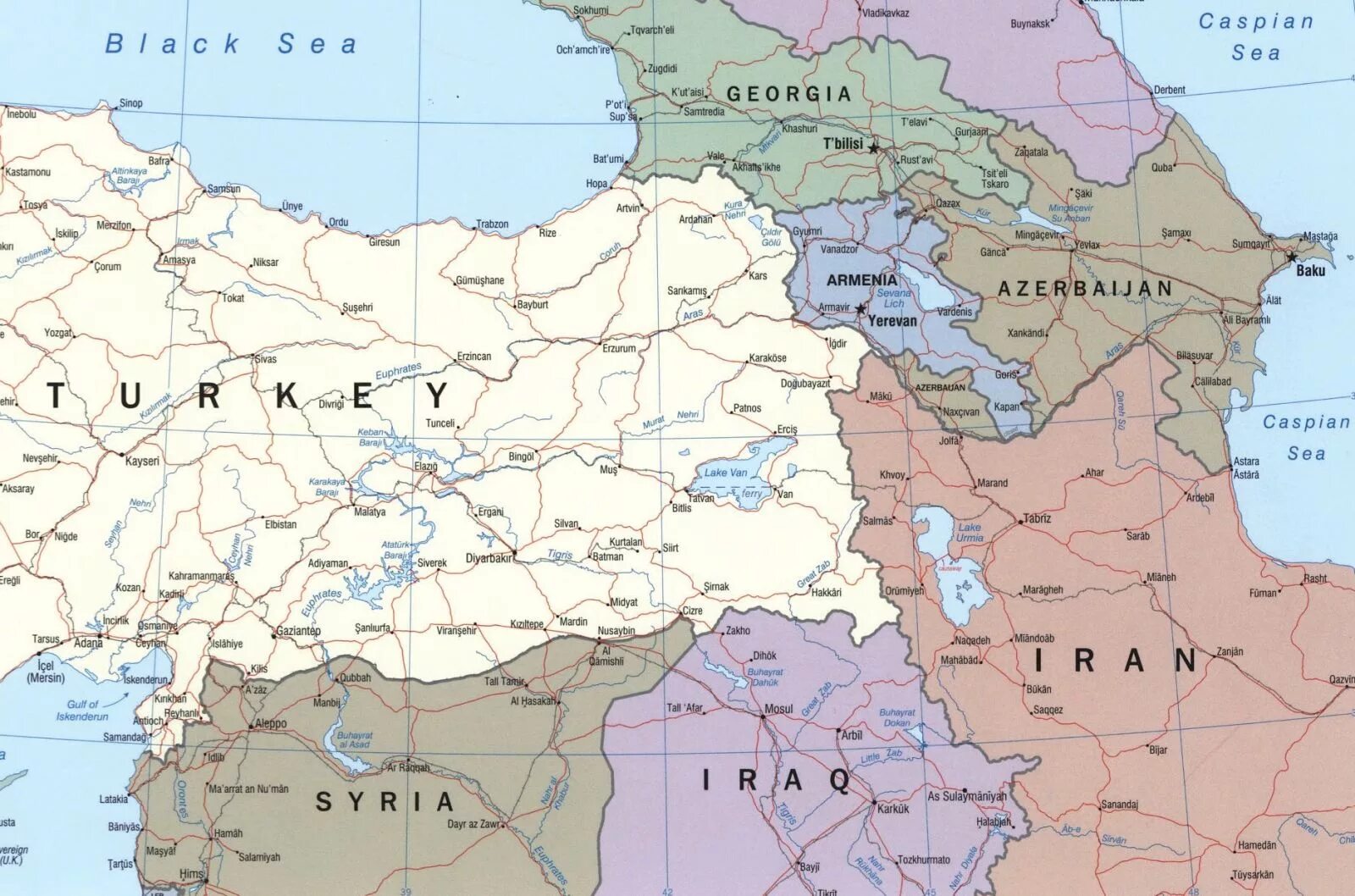 Карта Иран Турция Азербайджан. Карта Турции Армении и Азербайджана. Граница Армении и Турции. Карта Армении и Турции. Армения граничит с турцией