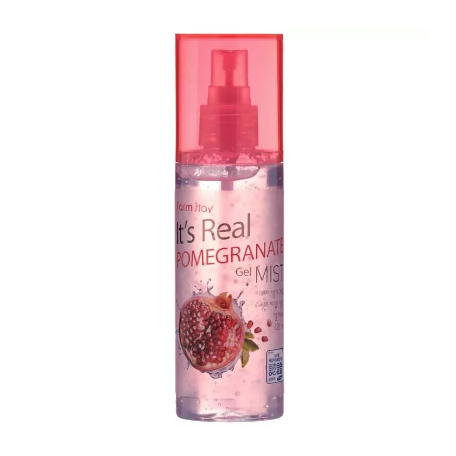 Farm stay it's real Gel Mist Pomegranate. Farmstay гель-мист для лица с экстрактом граната. Гель-мист для лица "гранат" Farmstay it's real Pomegranate Gel Mist 120мл. ФМС гель-спрей для лица с экстрактом граната Farmstay it's real Pomegranate Gel Mist, 120ml. Gel mist