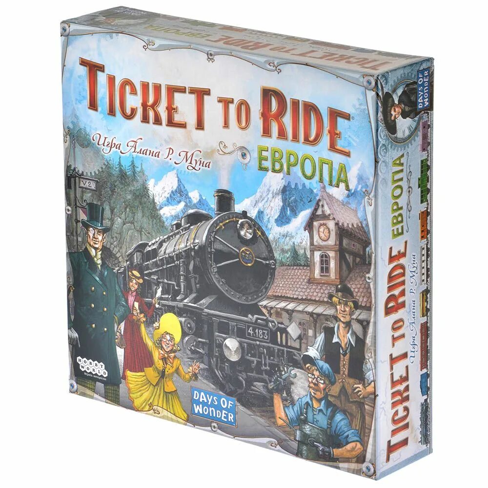 Ticket to Ride Европа 3-е издание. Hobby World ticket to Ride: Европа. Ticket to Ride настольная игра. Настольная игра поезда Европа.