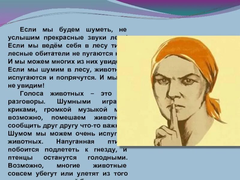 Не шуметь. Не будем шуметь в лесу. Почему в лесу не шумят. Почему нельзя шуметь в лесу. Почему не надо шуметь в лесу.