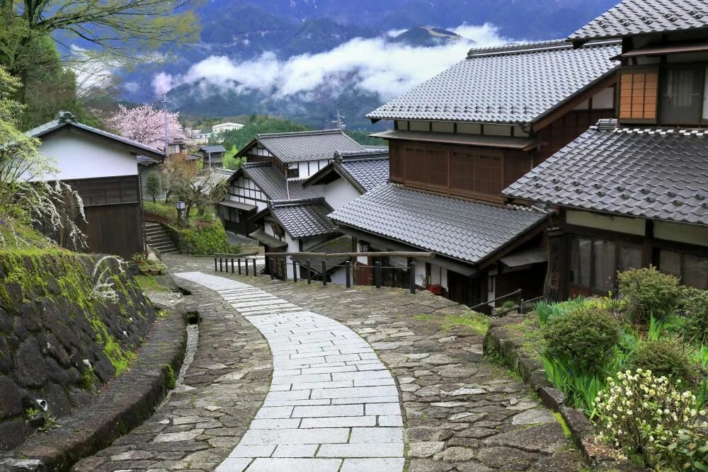 Японская деревня видео