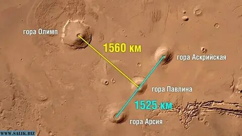 Самая высокая гора планет солнечной системы