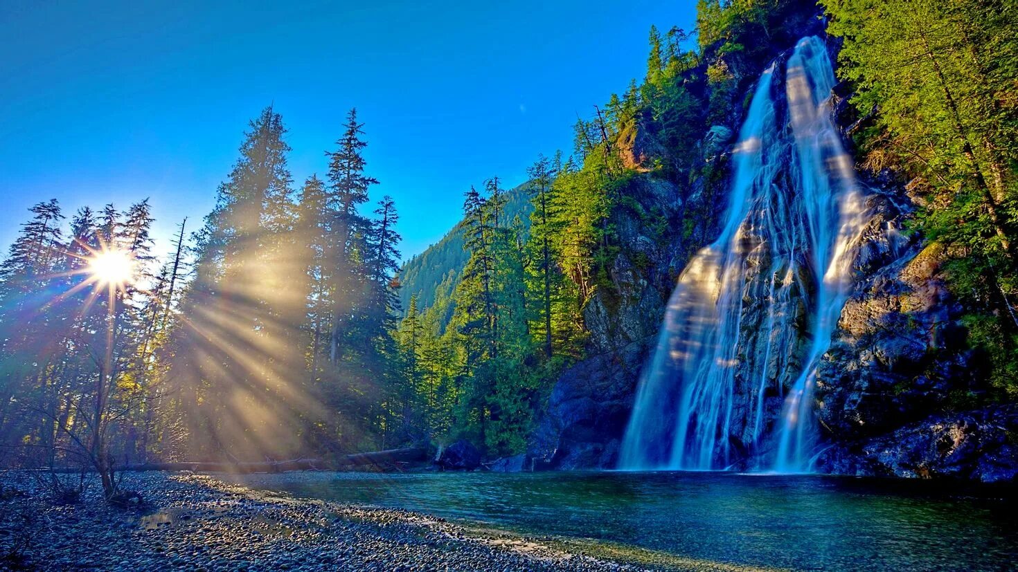 Природа. Красивая природа. Природа водопад. Красота природы.