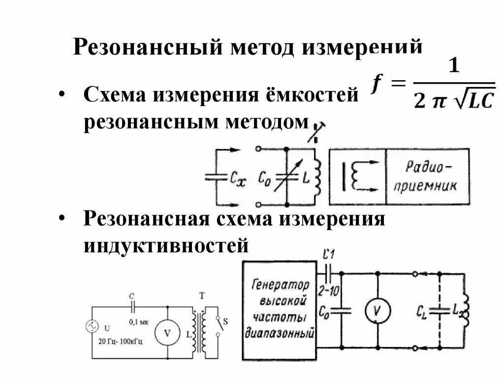 Измеритель резонансной частоты катушки индуктивности-схема. Измерение индуктивности методом непосредственной оценки. Измерение добротности катушки индуктивности. Схема измерения индуктивности катушки индуктивности.