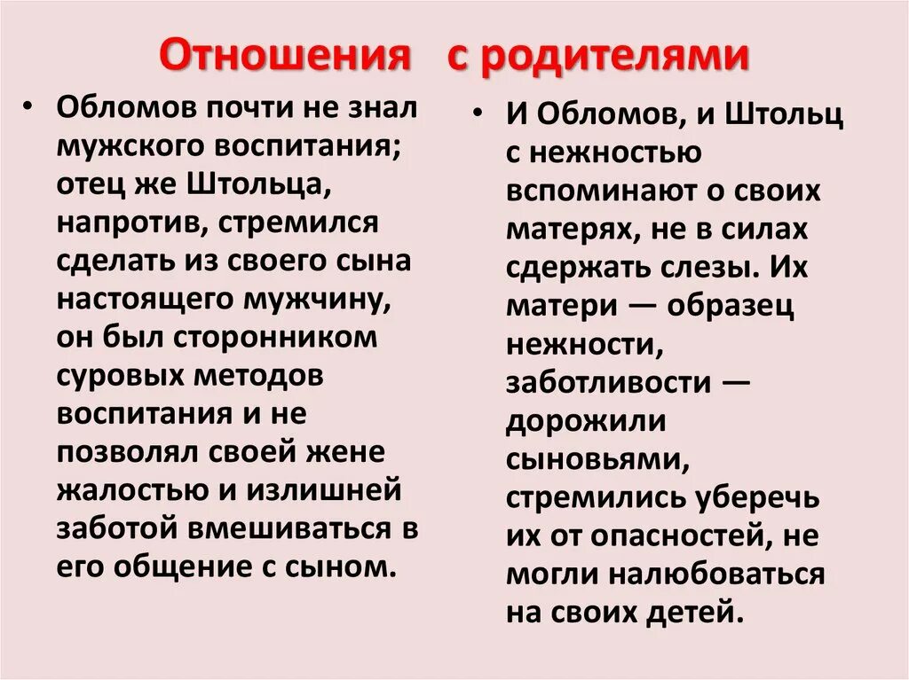 Дальнейшая судьба штольца. Отношение к семье и родителям Обломова и Штольца. Отношения с родителями Штольца. Отношение к семье Обломова и Штольца. Обломов и Штольц сходства и различия.