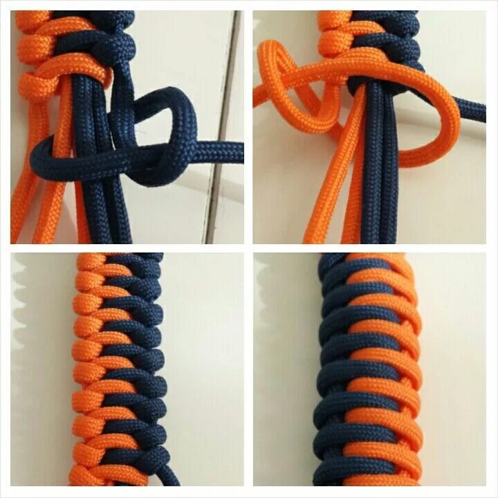 Паракорд Knot DIY. Плетение паракорда из 1 Шнуров. Паракорд из 2 Шнуров. Плетение паракорда 4 нити.