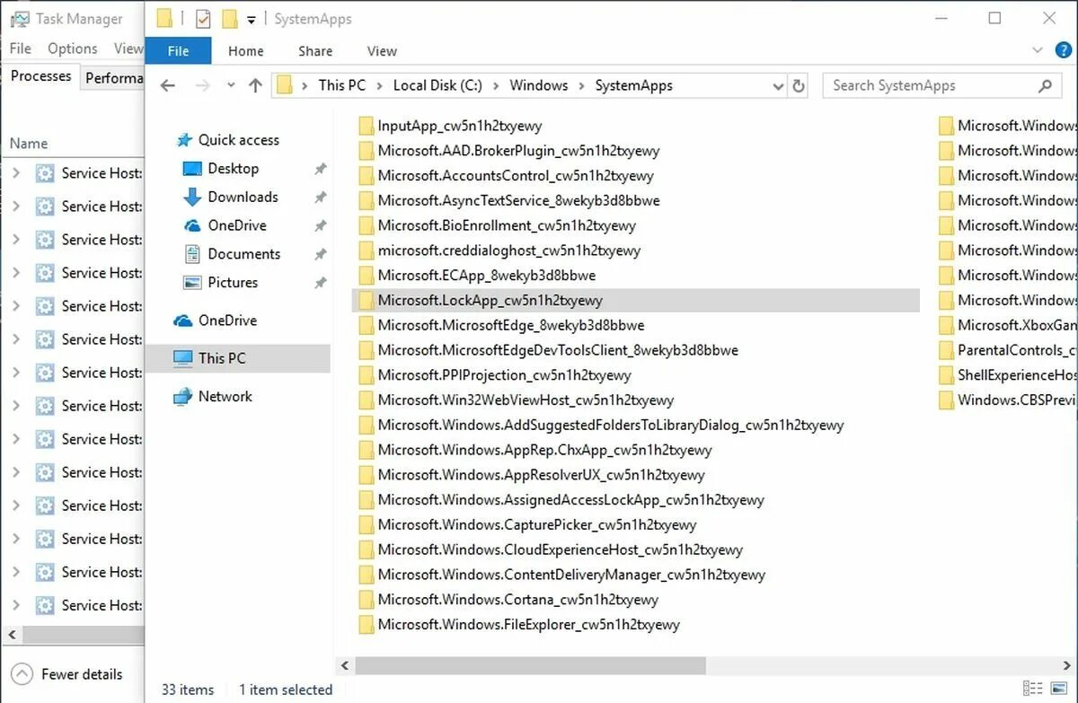 Lockapp exe что. Microsoft.lockapp_cw5n1h2txyewy директория. windows systemapps. lockapp отключение. microsoft windows.client.cbs_cw5n1h2txyewy что это.