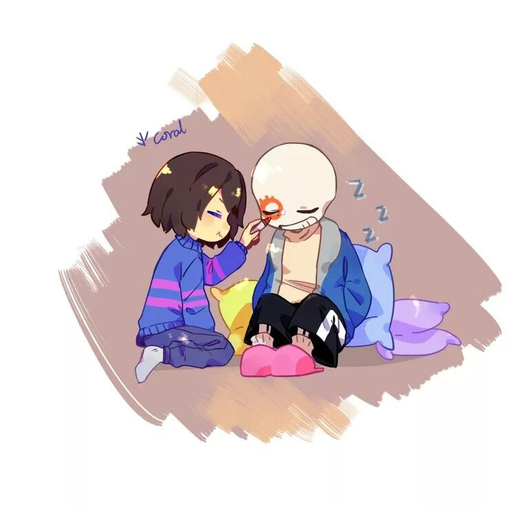 Чара и фриск комиксы. Sans x Frisk au. Sans and Frisk au. Underswap Sans x Frisk. Au' Sans x au Frisk.