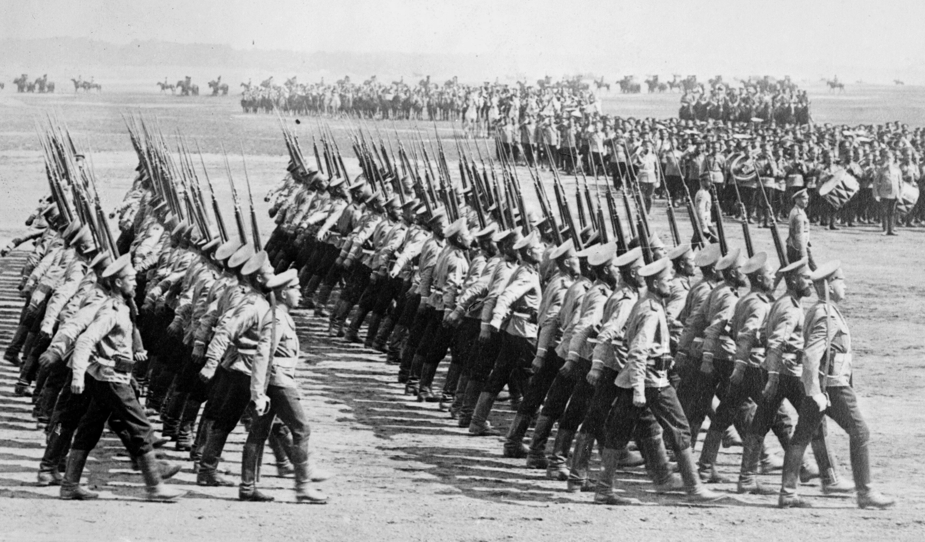Марши во время войны. Армия Российской империи 1914. Пехота Российской империи 1914.