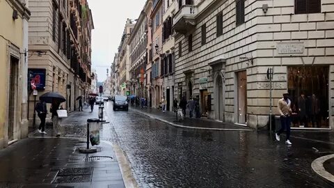 Due video per apprezzare le differenze tra Via di Ripetta e Via del Babuino...