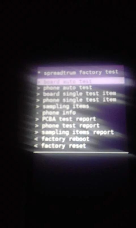 Factory test. Spreadtrum factory test. spreadtrum factory test что делать планшет. при включении телефона выскакивает linux картинка.