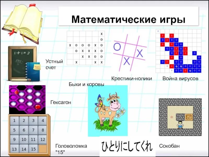 Название математических игр