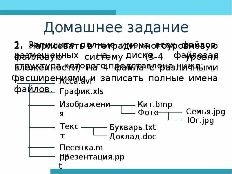 Название файлов в текст. Полное имя файла ОС Windows. Записать полные имена файлов. Запишите полные имена всех файлов размещенных на диске файловая. Запишите имена всех файлов.