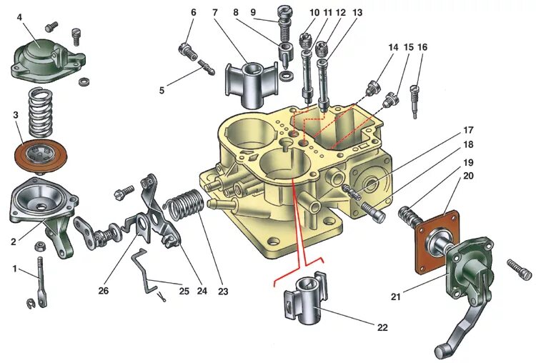Ускорительный насос карбюратора регулировка. Ремкомплект карбюратора ВАЗ 2105 Озон. Ускорительный насос карбюратора ВАЗ 2109. Карбюратор солекс на ВАЗ 2105. Ускорительный насос карбюратора ВАЗ 2106.