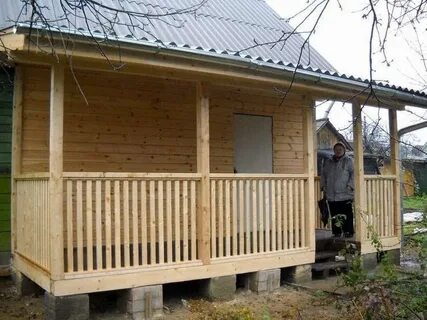 Веранда к дачному дому недорого
