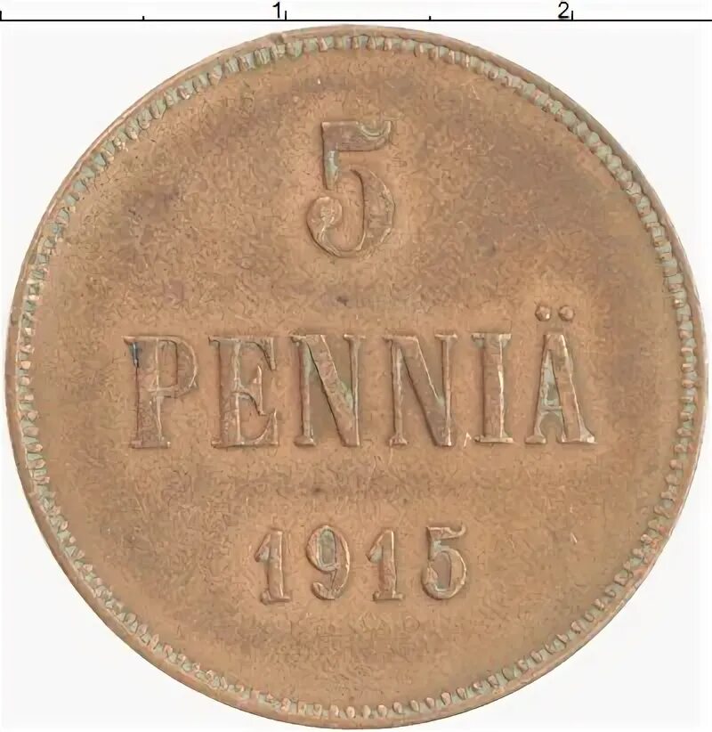 5 43 21. Half Penny 1915.