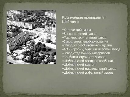 В каком году шебекино получил статус города