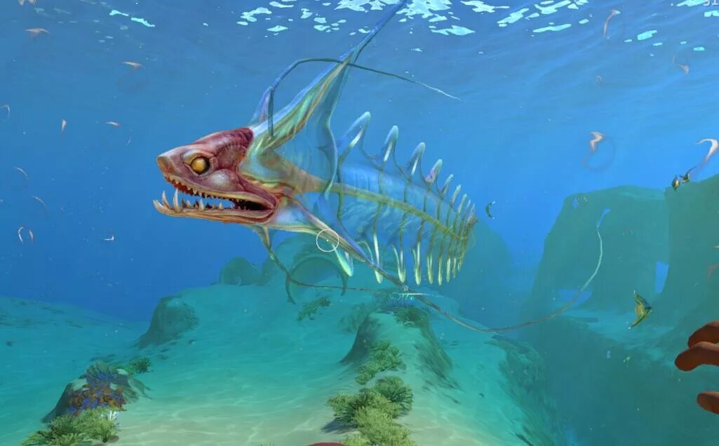 Морской император в subnautica. Морской дракон левиафан. сабнатика морской дракон левиафан. морской дракон сабнатика. левиафан дракон subnautica.