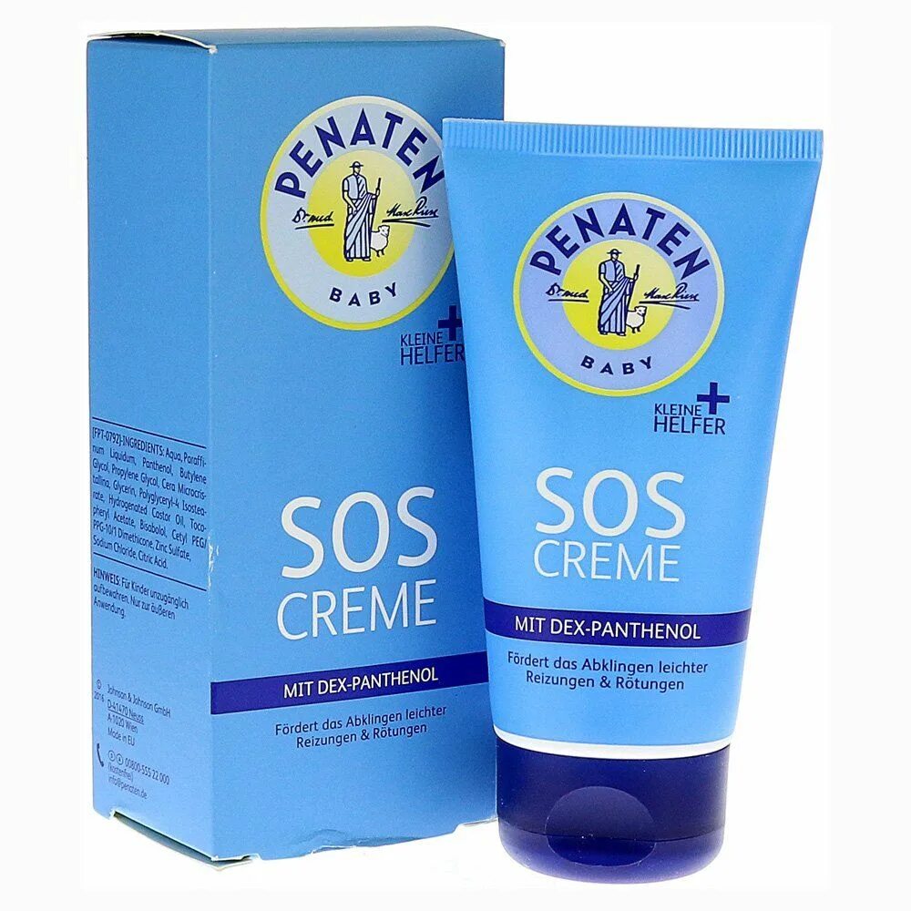 Крем sos купить. Penaten крем. Детский крем Penaten. Пенатен SOS Creme. Penaten детский смягчающий SOS крем для лица и тела.