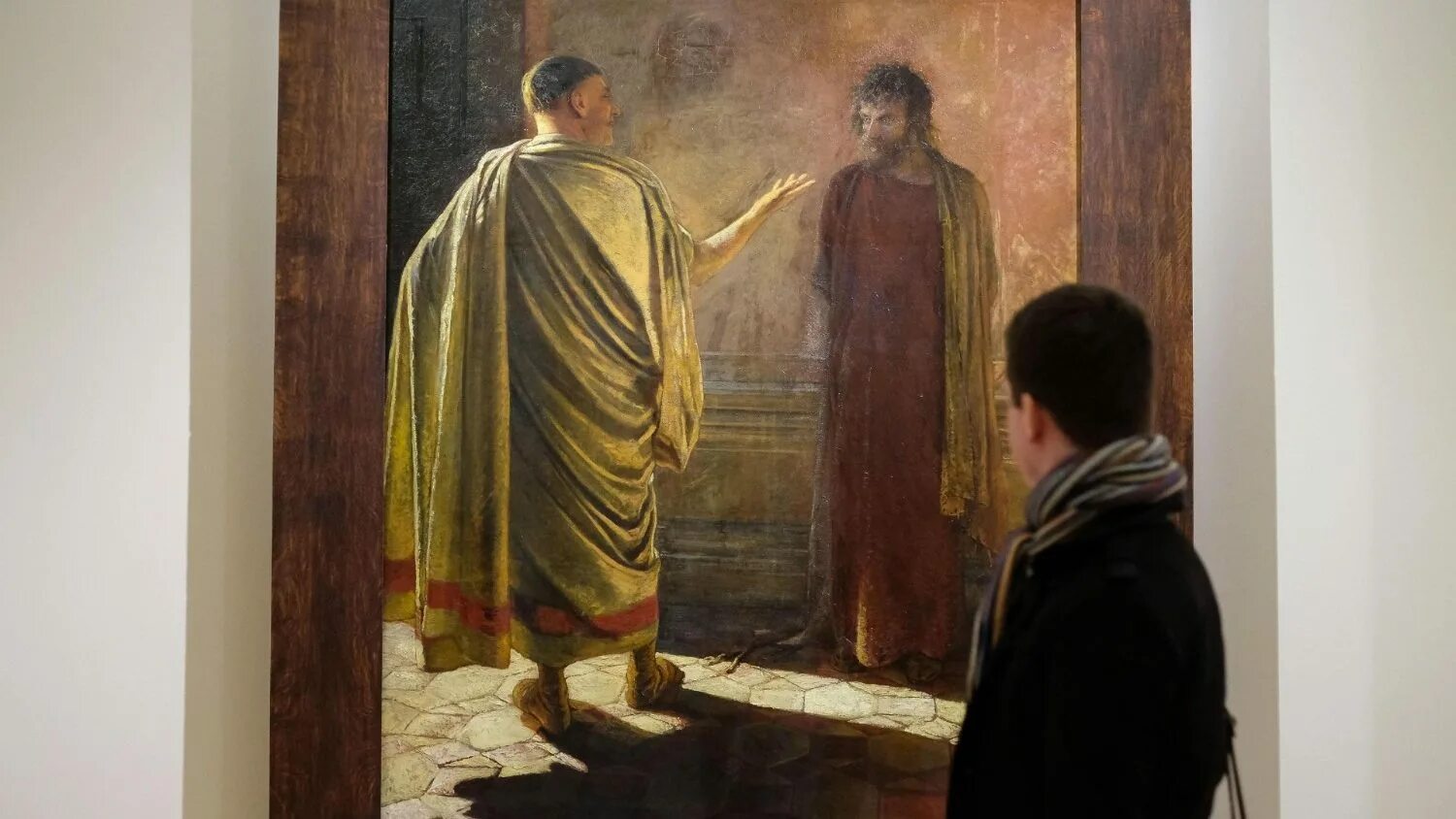 Veritas est. Quid est veritas. Иисус перед Пилатом картинки.