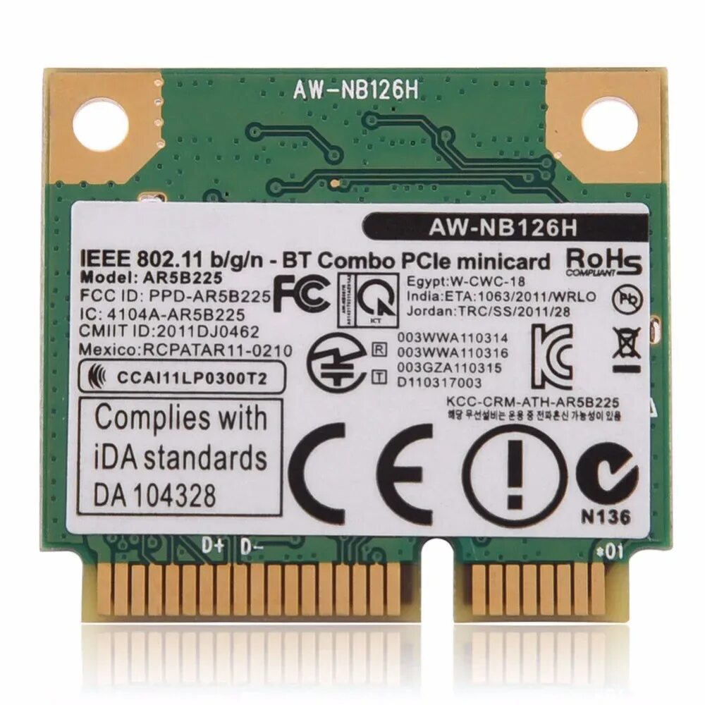 Atheros pci e. Wi-fi модуль atheros ar5b225 wcbn608ah. ar9485 wireless network adapter. atheros ar3012 bluetooth 4.0 hs adapter. azurewave ne186h.