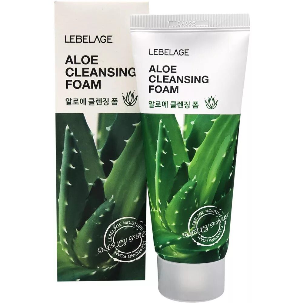 Lebelage Aloe Cleansing Foam 100ml. Lebelage пенка для умывания с экстрактом алоэ. Lebelage пенка для умывания с экстрактом алоэ - Aloe Cleansing Foam, 100мл.