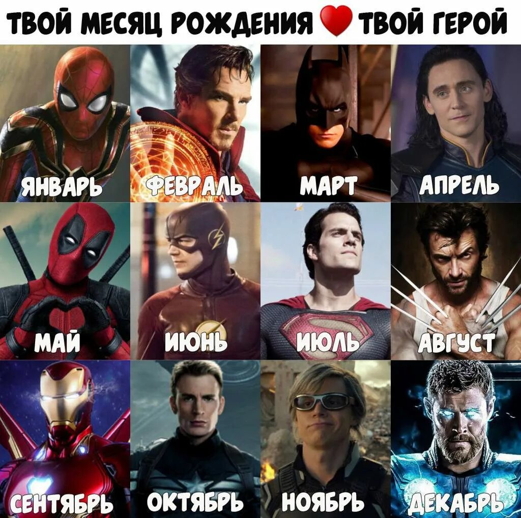 Сколько героев marvel