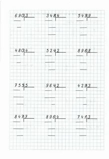 Задание по математике деление