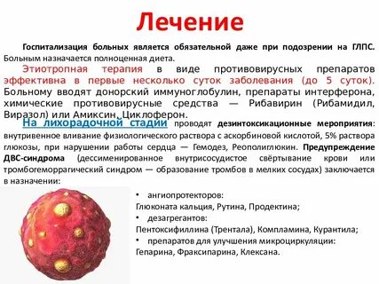 Лечение геморрагической лихорадки с почечным