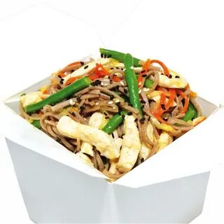 Калорийность удона с курицей и овощами