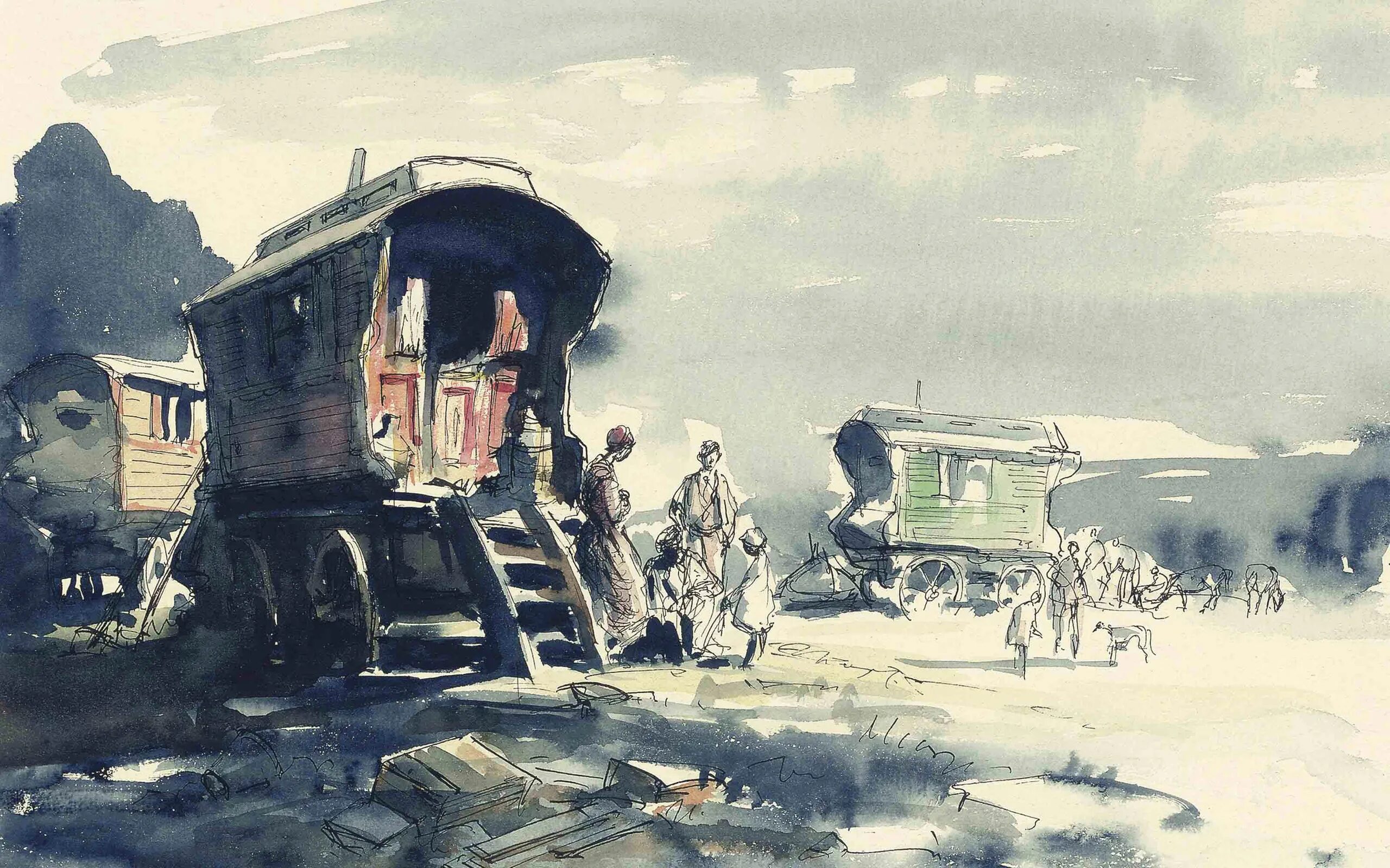 Табор зима. Цыганский табор&quot; маковский. цыганская кибитка. цыганский табор живопись. цыганский табор арт.