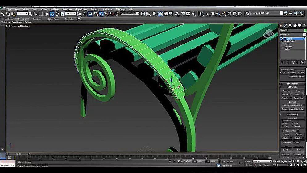 Сплайн 3д. 3д макс моделирование. скамейка 3d model 3ds max. сплайновое 3д моделирование. моделирование сплайн 3ds max.