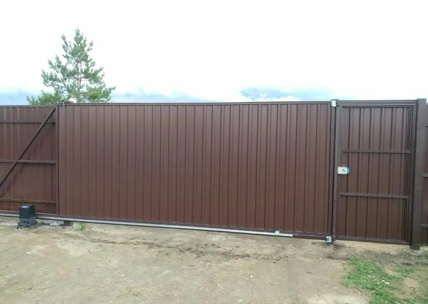 Фундамент на винтовых сваях для откатных ворот под ключ от производителя в Москв