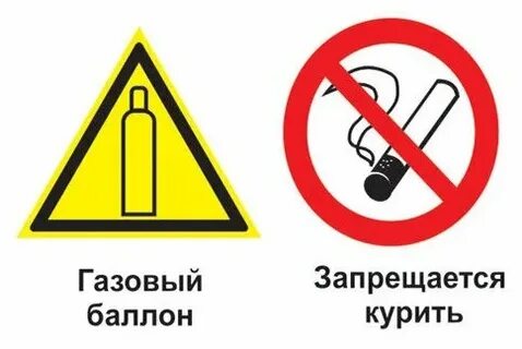Знаки баллонов