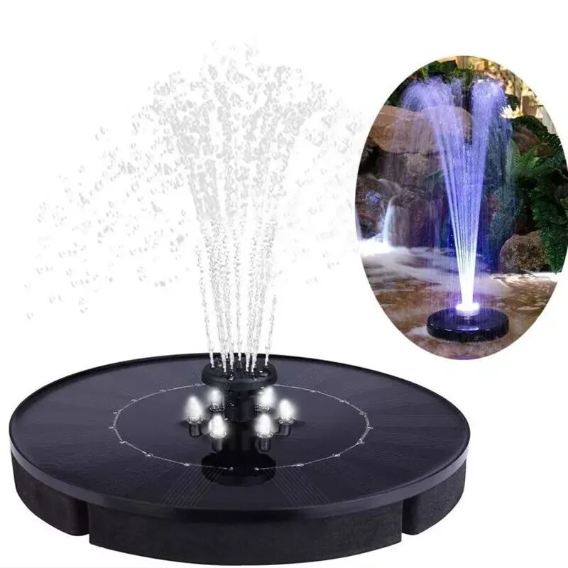 Фонтан на солнечной батарее с аккумулятором Solar Fountain Water Pump. Фонтан на солнечной батарее Solar Fountain f080127. АЛИЭКСПРЕСС фонтанчик на солнечных батареях. Фонтан плавающий, светодиодный 58493.