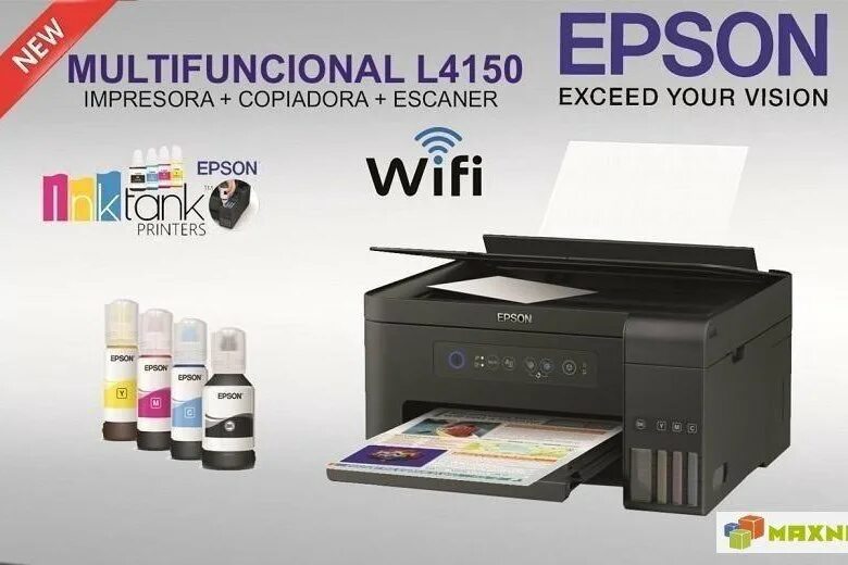 Цветной струйный принтер Epson L 4150 купить в Москве, цена 13 990 руб., прода
