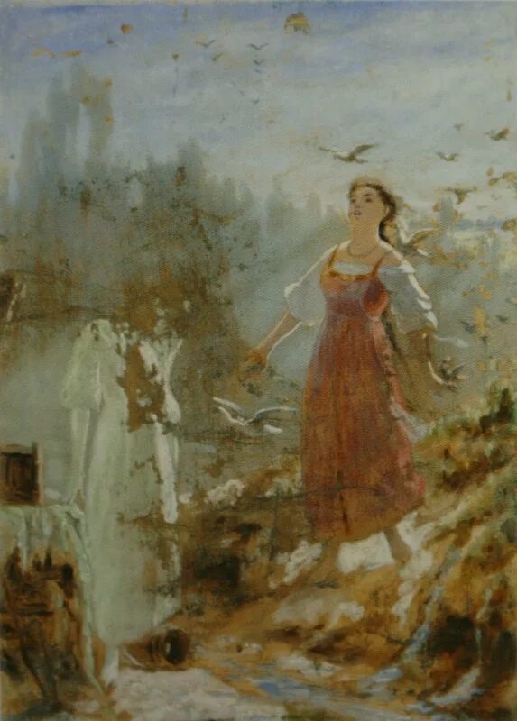 «снегypoчкa» (1899). картина снегурочка анатолий арапов. г. нестеров снегурочка. врубель снегурочка.