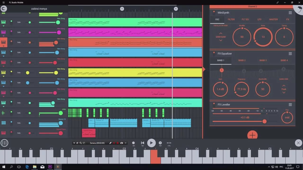 FL Studio. Мобильная фл студио. FL Studio mobile. Фл студио мобайл 3.