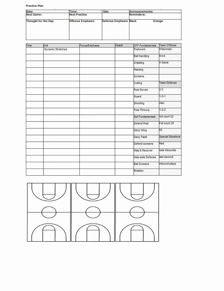 Basketball Coaching Plan Practice. Template Basketball Roster Player. Basketball Daily Plan Practice. Sign up Sheet for Basketball Trainings Sample. Practice plan