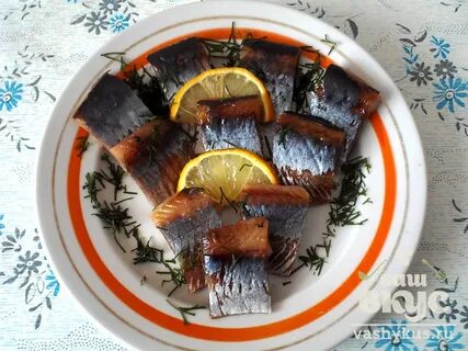 Пряный посол сельди целиком