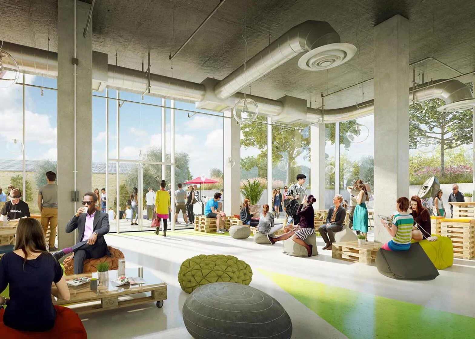 Community area. Рикен ямамото архитектура. Дизайн схемы здания. Bacs logo. Floor area ratio.