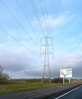 Pylon by the A47 - geograph.org.uk - 3835490.jpg. 