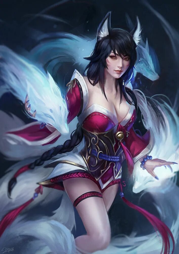 Ари х. League of legends ари. ари кицунэ лига легенд.